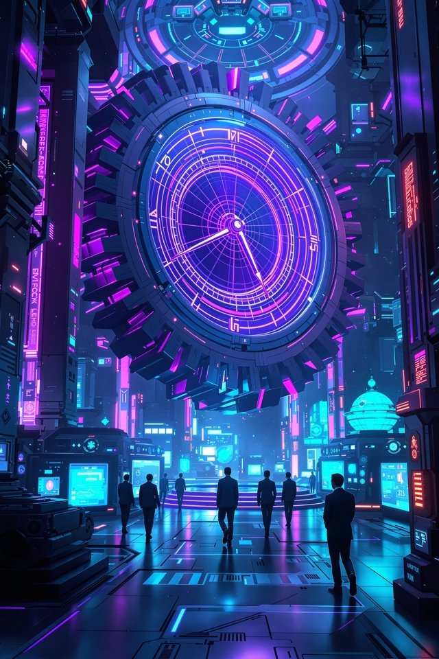 时间管理局 科幻电影海报
