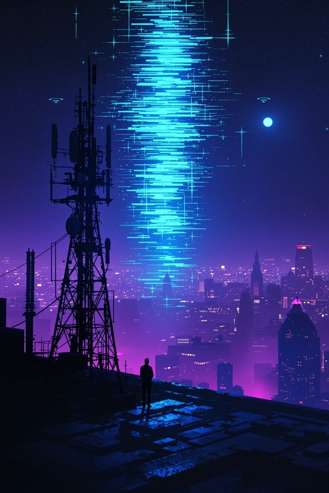 信号残响 科幻电影海报
