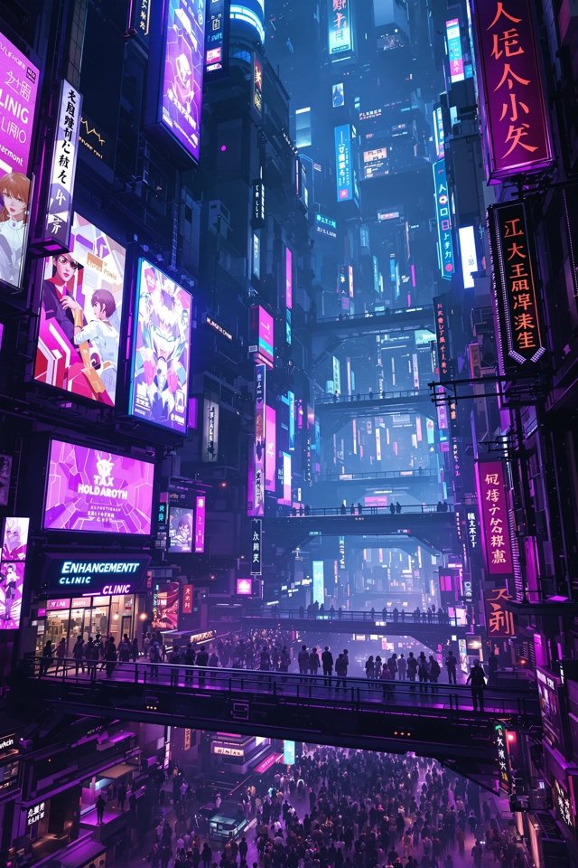 义体迷城 科幻电影海报